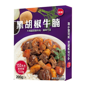 免煮菜-黑胡椒牛腩料理包