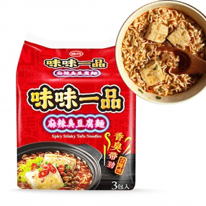 味味一品 麻辣臭豆腐麵(3入/袋)