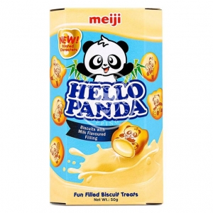 日本明治Hello Panda 牛奶夾心餅乾(小) 50g