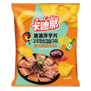 卡迪那波浪洋芋片-韓式辣醬烤肉
