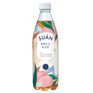 蜜桃紅茶氣泡飲