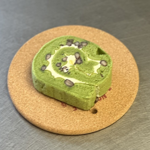 【週二四五六出爐】抹茶紅豆瑞士卷(片)