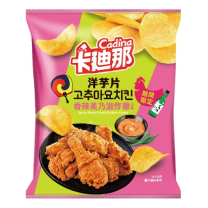 卡迪那波浪洋芋片-香辣美乃滋炸雞