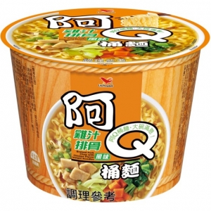 阿Q桶麵(雞汁排骨)