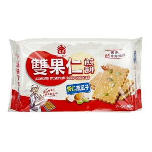 義美雙果仁煎餅-杏仁南瓜子 100g