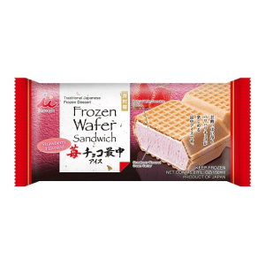 日本三明治威化餅冰淇淋-草莓口味