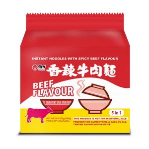 維力香辣牛肉麵(5入)