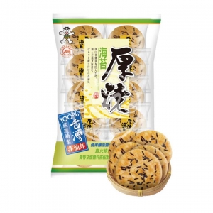 【台灣米】旺旺厚燒海苔米果
