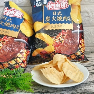 卡迪那波浪洋芋片-日式炭火燒肉
